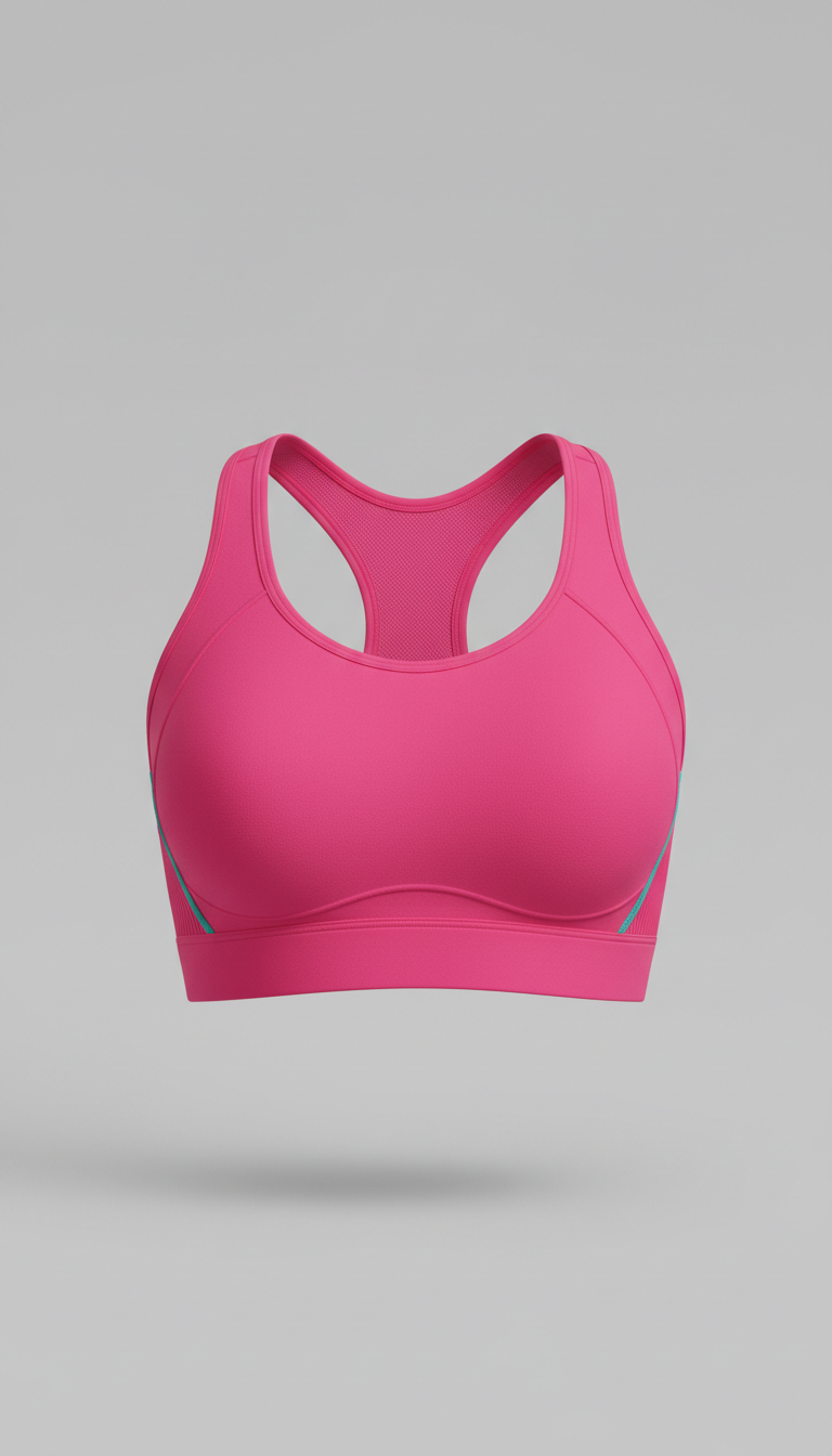 Top deportivo fucsia eléctrico