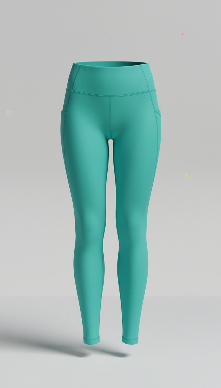 Leggings teal elasticidad intensa