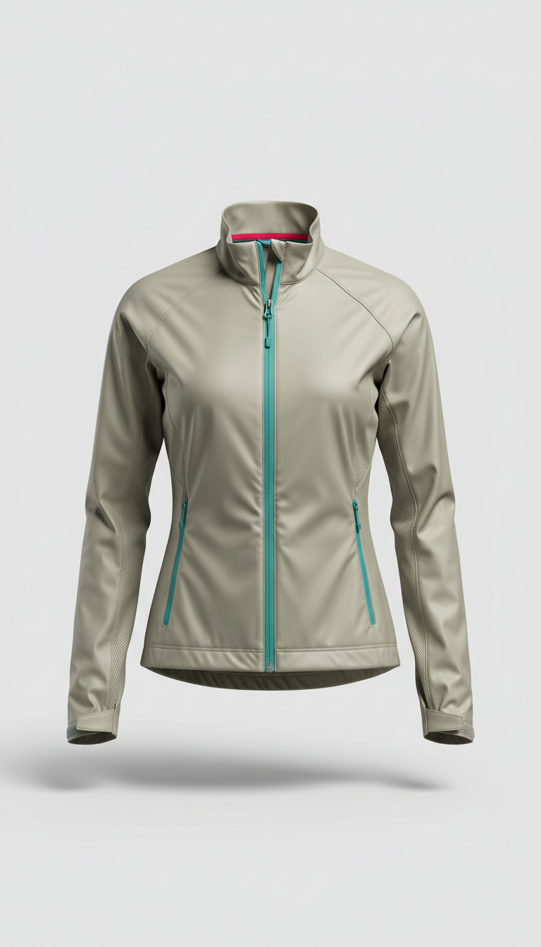 Chaqueta ligera oro urbano